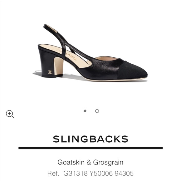 Black Chanel Slingnacks - Picture 6 of 7